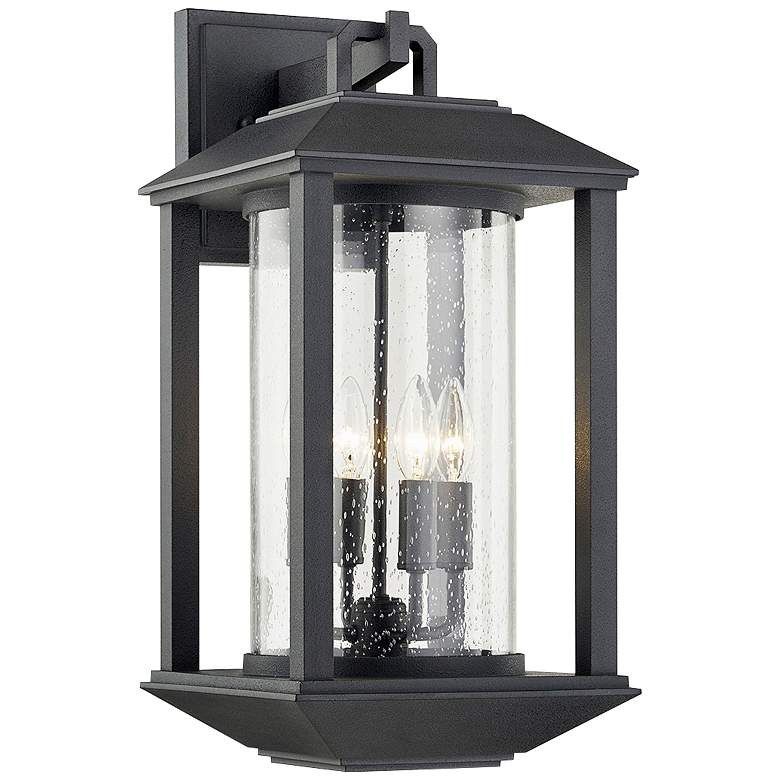 Image 1 Mccarthy 22 inch High Weathered Graphite Outdoor Wall Light