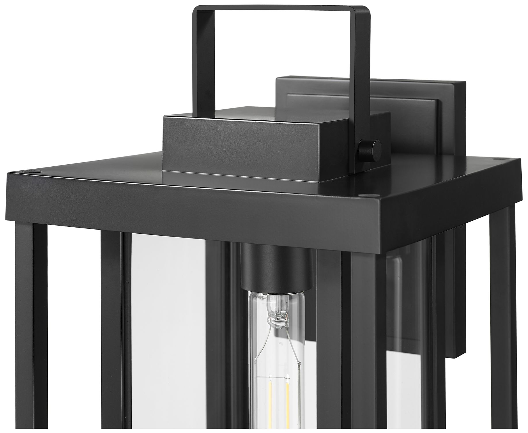 Image 5 McDonough 18" High 1-Light Outdoor Wall Lantern in Powder Coated Black more views