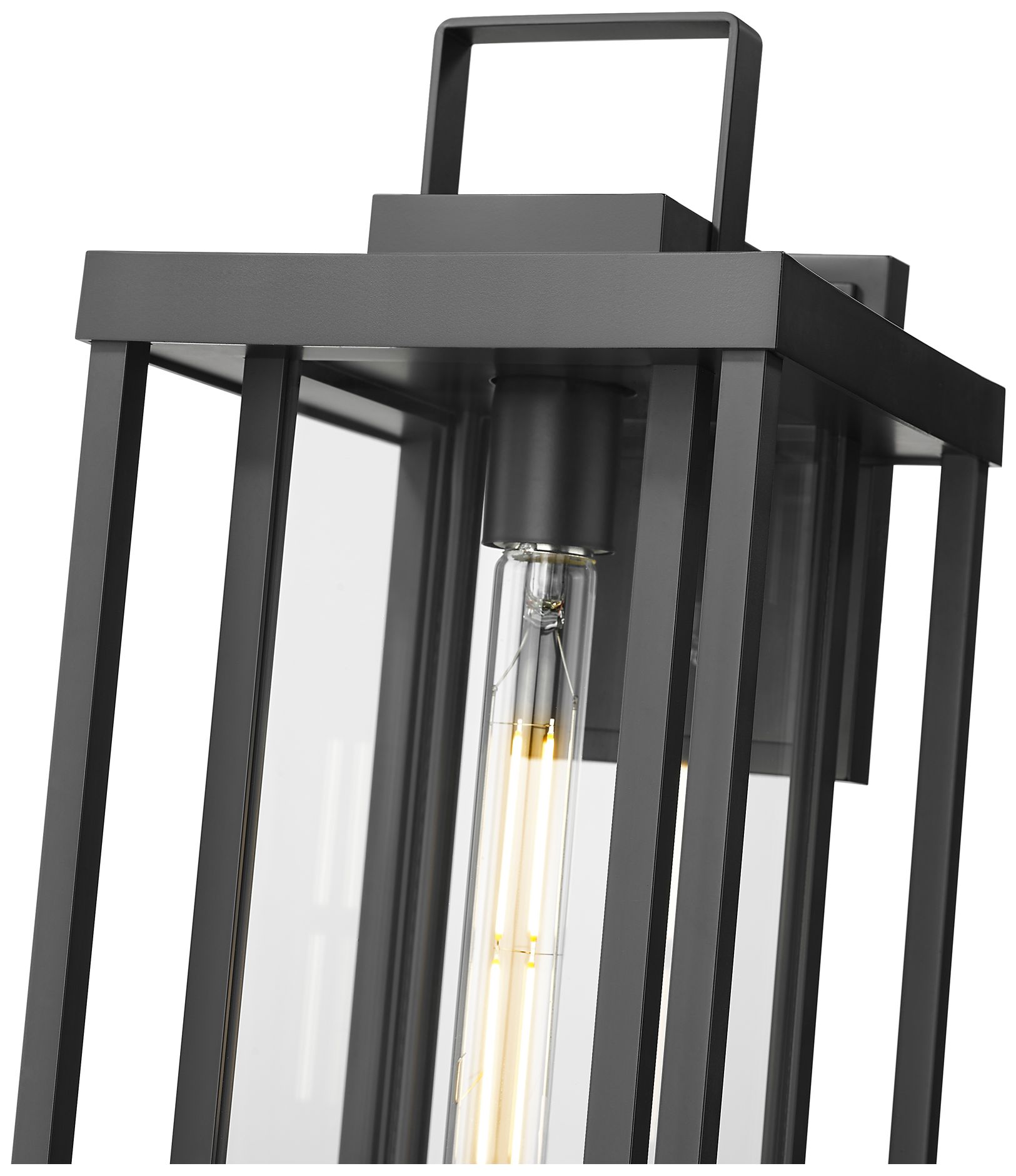 Image 6 McDonough 18" High 1-Light Outdoor Wall Lantern in Powder Coated Black more views