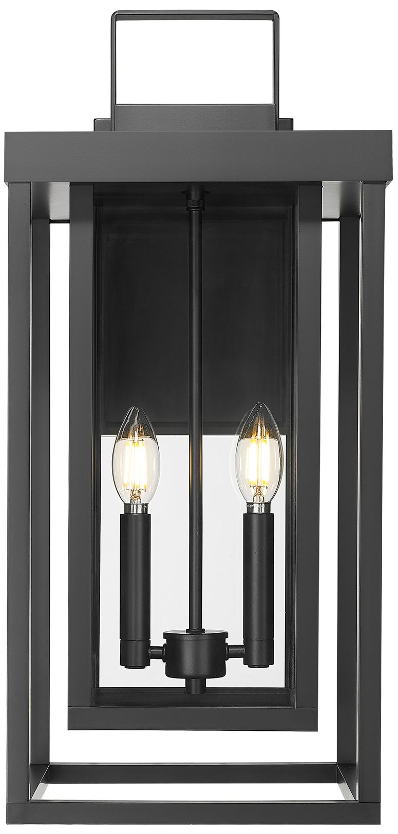 Image 3 McDonough 22.25" High 2-Light Outdoor Wall Lantern in Powder Coated Black more views