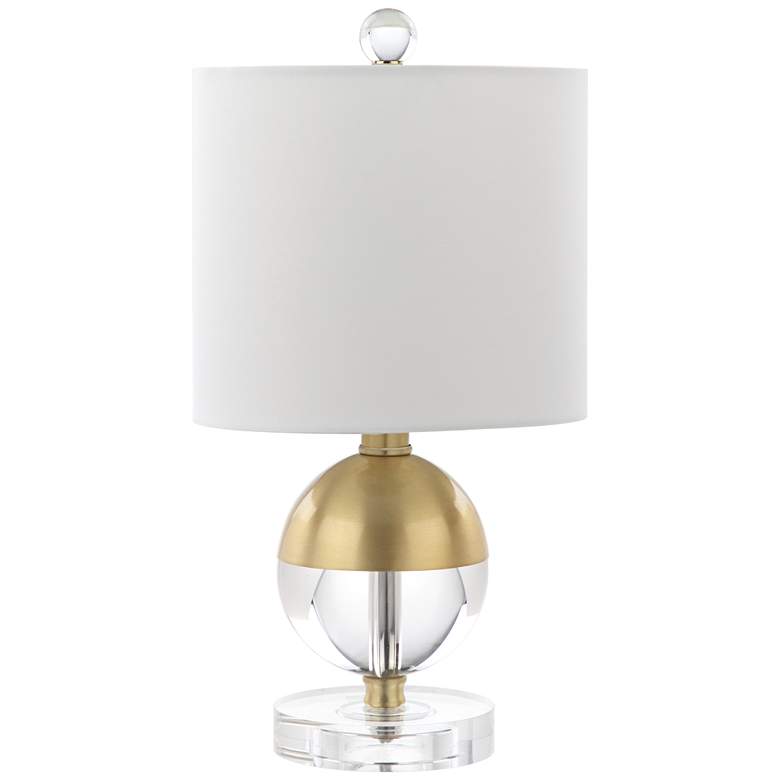 Image 1 McFarland 15 inch High Crystal Ball Accent Table Lamp