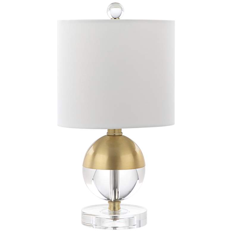 Image 1 McFarland 15" High Crystal Ball Accent Table Lamp