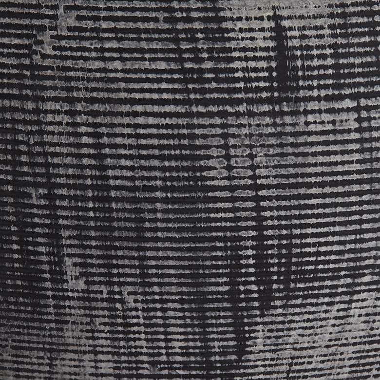 Image 4 McGinn 9" Wide Rough Antique Black Decorative Vase more views