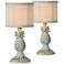 McGregor Pale Blue 14" High Accent Table Lamps Set of 2