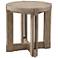McGuire 24" Tall Gray End Table