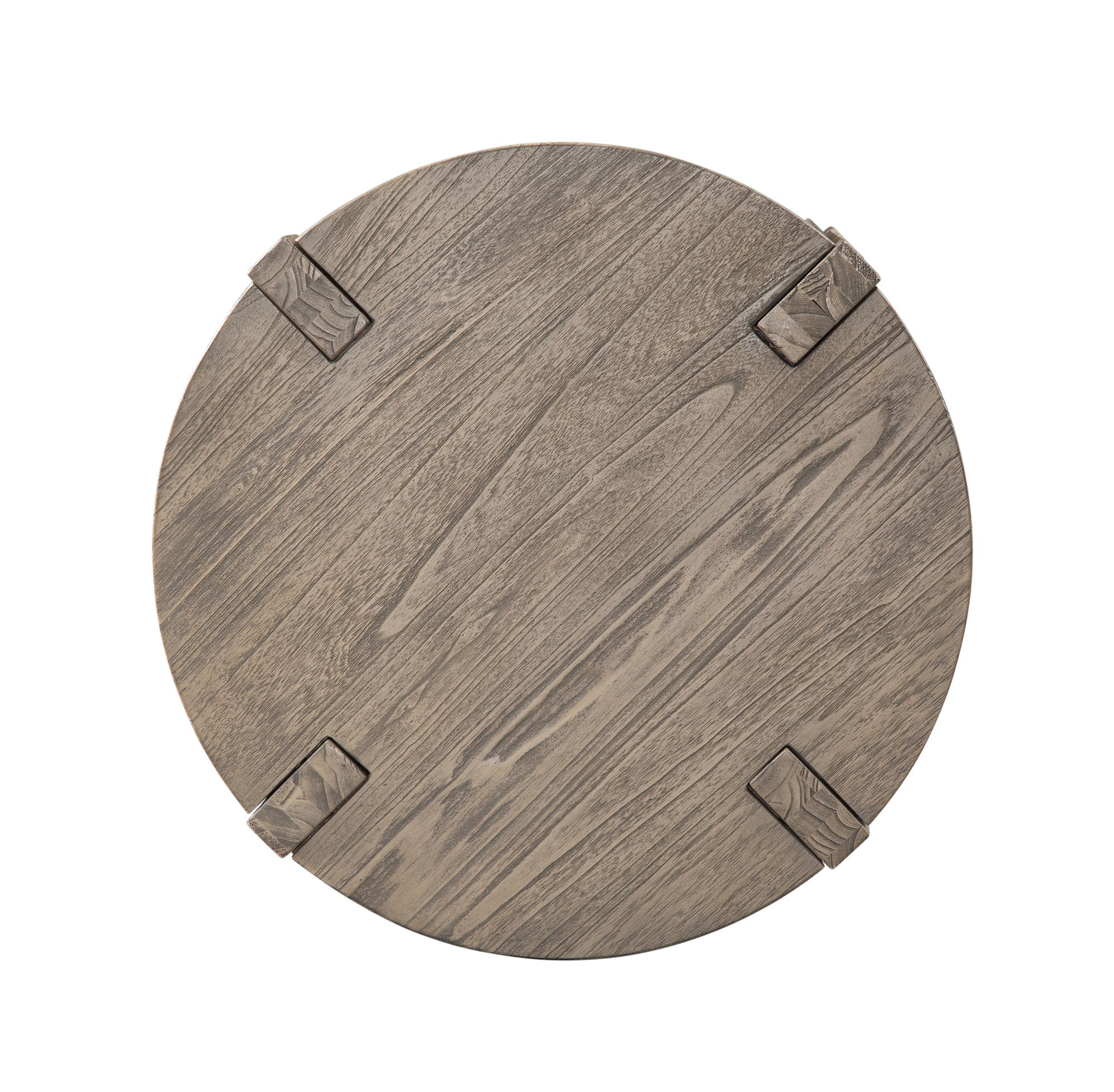 Image 7 McGuire 24" Tall Gray End Table more views