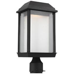 McHenry 16 3/4&quot; High Black LED Outdoor Post Light