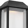 McHenry 16 3/4" High Black LED Outdoor Post Light