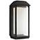 McHenry 17 1/4" High Black LED Outdoor Wall Light
