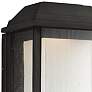 McHenry 17 1/4" High Black LED Outdoor Wall Light