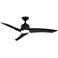 McKenzie 48" Matte Black Finish, LED Ceiling Fan by Wind River