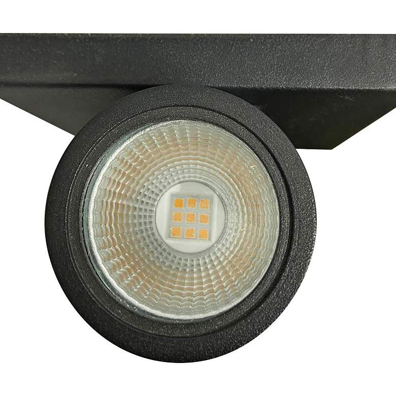 Image 3 McKenzie 6 3/4" High Black LED Outdoor Wall Light more views