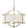 McKesson 24 1/2" Wide Warm Brass Chandelier