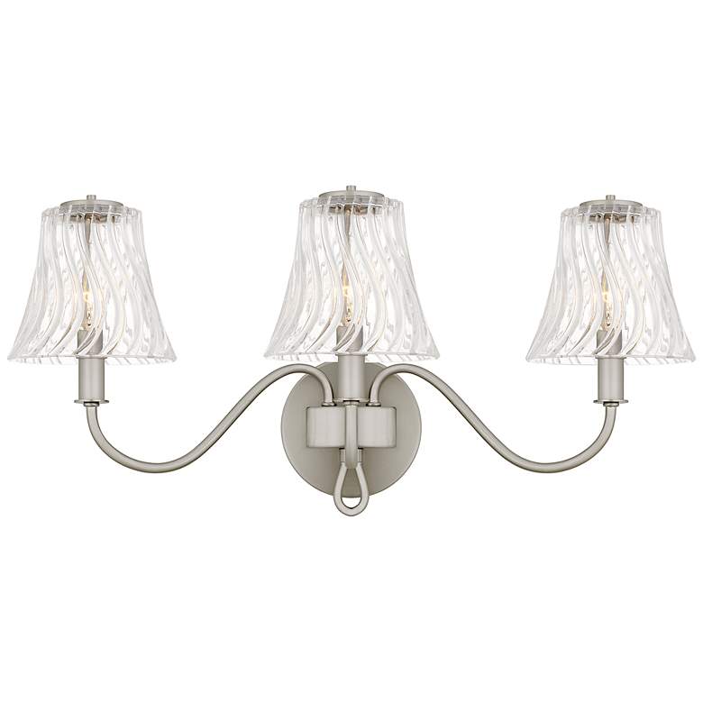 Image 1 McKinney 3-Light Brushed Nickel Bath Light