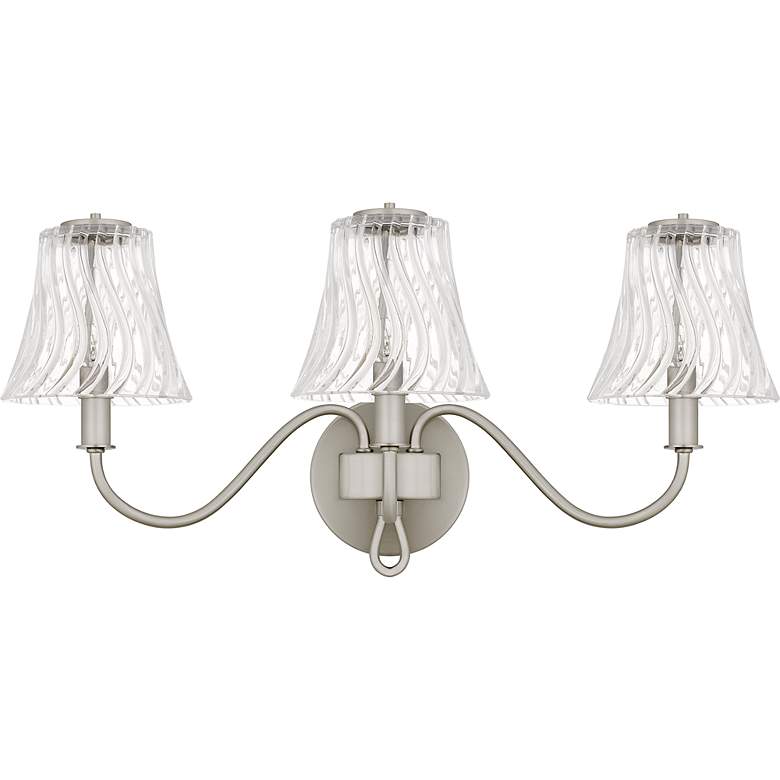 Image 2 McKinney 3-Light Brushed Nickel Bath Light more views