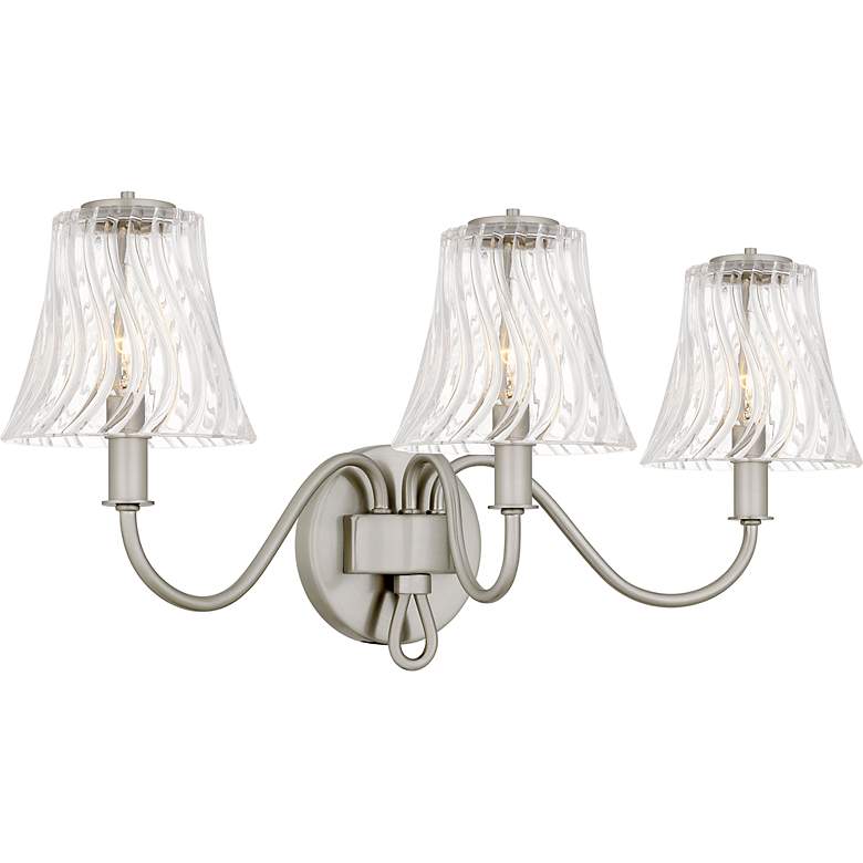 Image 3 McKinney 3-Light Brushed Nickel Bath Light more views