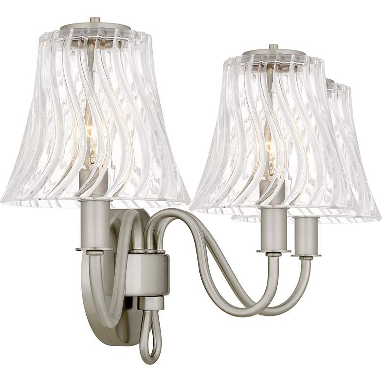 Image 4 McKinney 3-Light Brushed Nickel Bath Light more views
