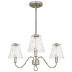 McKinney 3-Light Brushed Nickel Chandelier