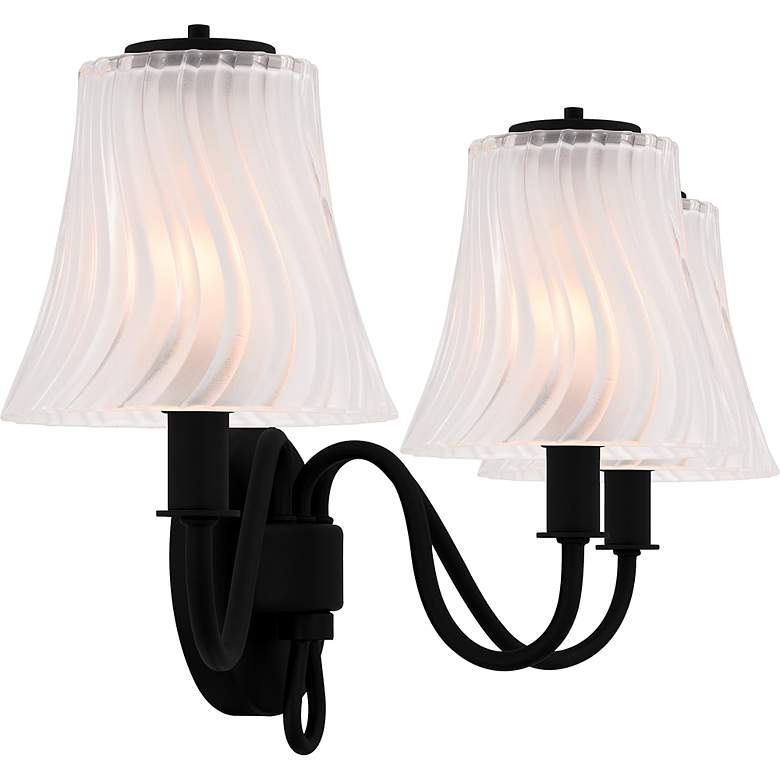Image 4 McKinney 3-Light Matte Black Bath Light more views