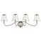 McKinney 4-Light Brushed Nickel Bath Light