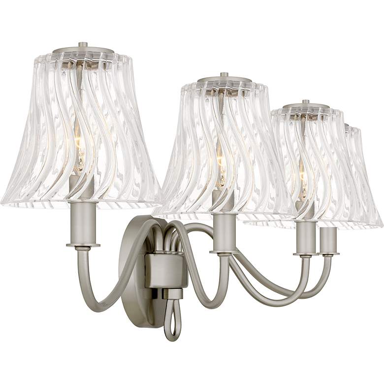 Image 4 McKinney 4-Light Brushed Nickel Bath Light more views