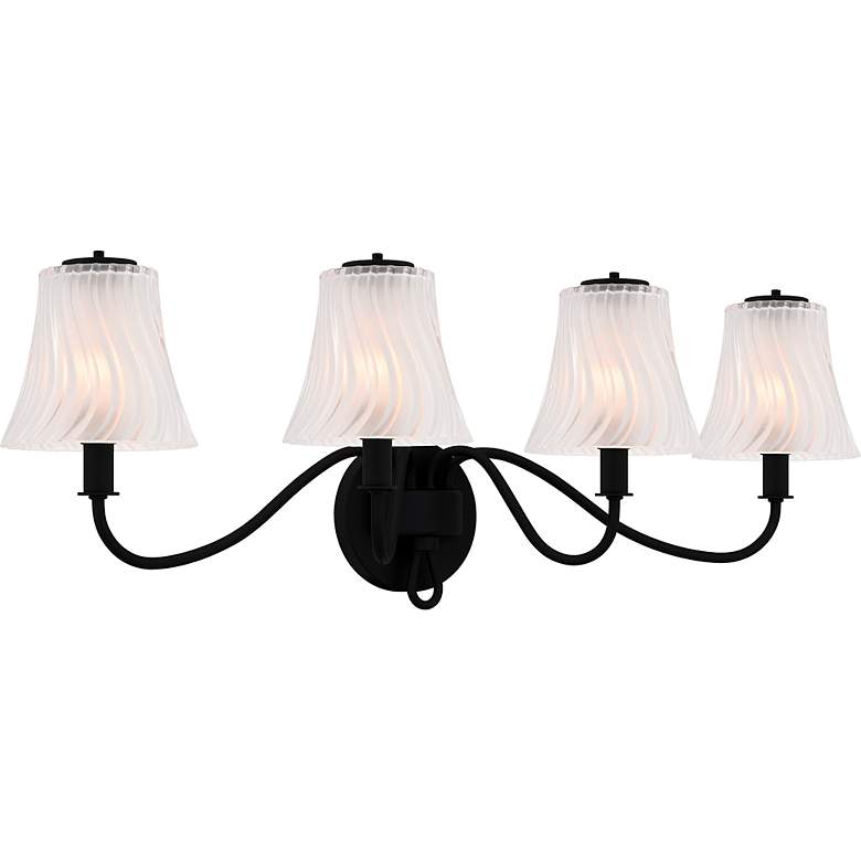 Image 3 McKinney 4-Light Matte Black Bath Light more views
