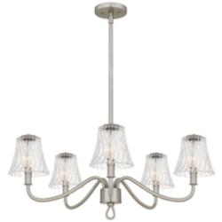 McKinney 5-Light Brushed Nickel Chandelier