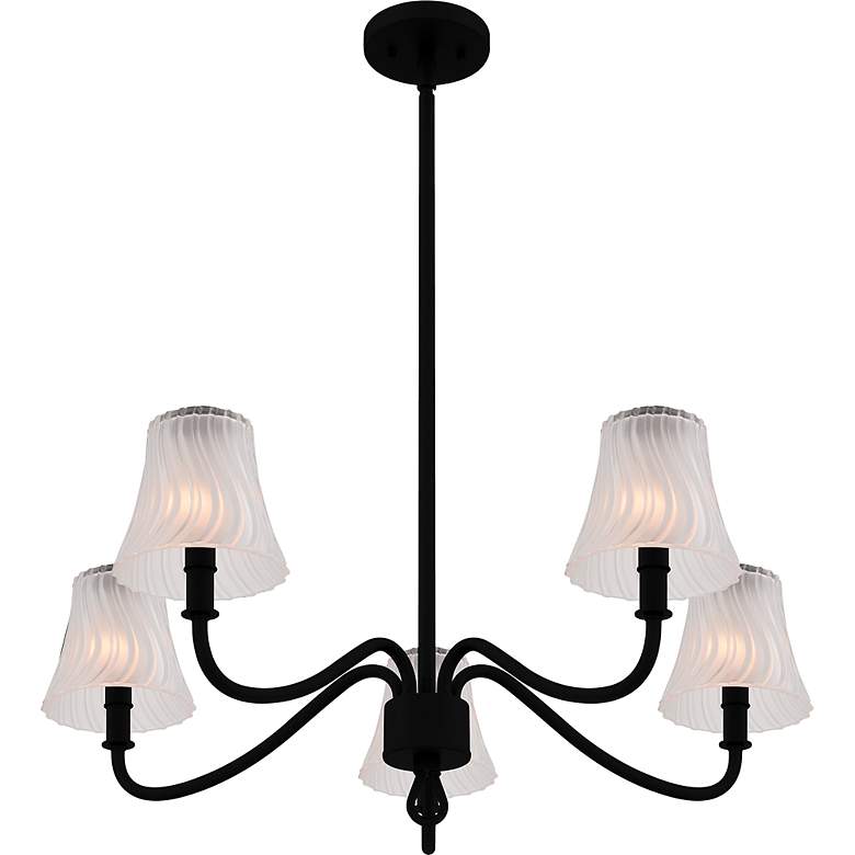 Image 4 McKinney 5-Light Matte Black Chandelier more views