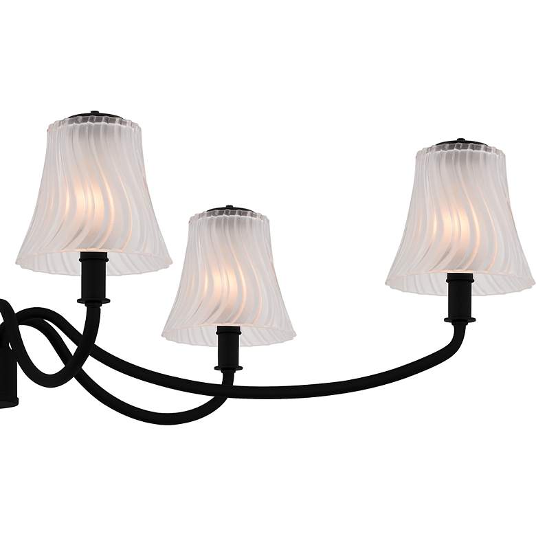 Image 5 McKinney 6-Light Matte Black Linear Chandelier more views