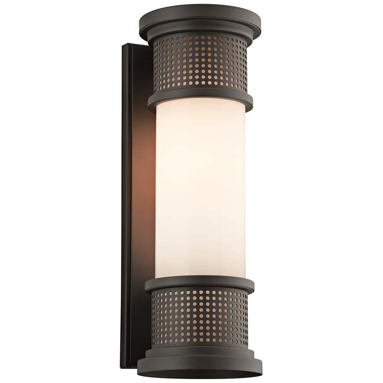 Image 1 Mcqueen 18 3/4 inch High Coastal Bronze LED Outdoor Wall Light