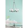 1_Circolo Collection Nickel 26" Wide Chandelier in scene