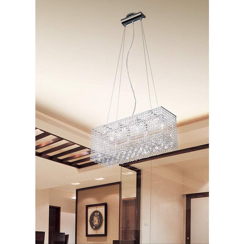 Image 1 James R. Moder Vesta 6-Light Imperial Crystal Chandelier in scene