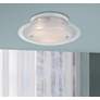 Possini Euro Design 2-Tier Glass 15 3/4" Wide Ceiling Light in scene