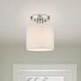 Thumbnail1 of Meadow 1 Light Brushed Nickel Semi Flush