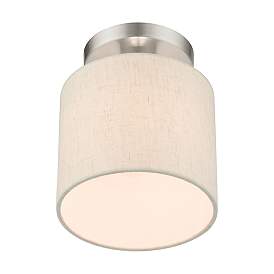 Image5 of Meadow 1 Light Brushed Nickel Semi Flush more views