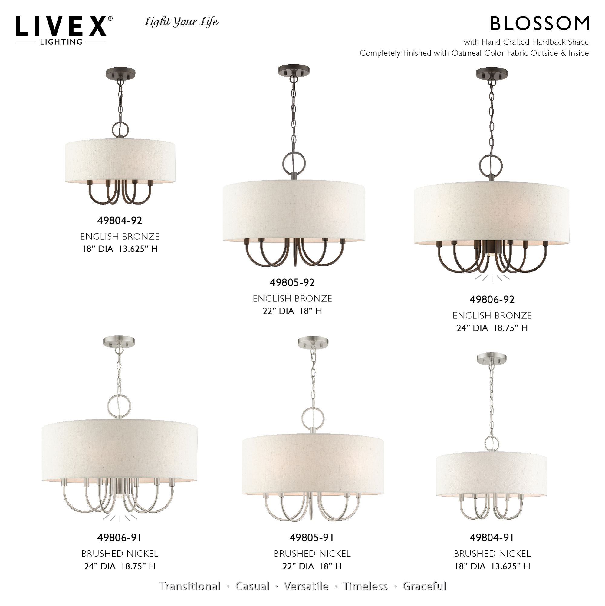 Meadow 1 Light English Bronze Semi Flush