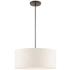 Meadow 18" Wide English Bronze Drum Pendant Light