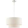 2_Meadow 3 Light Brushed Nickel Pendant