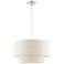 Meadow 3 Light Brushed Nickel Pendant