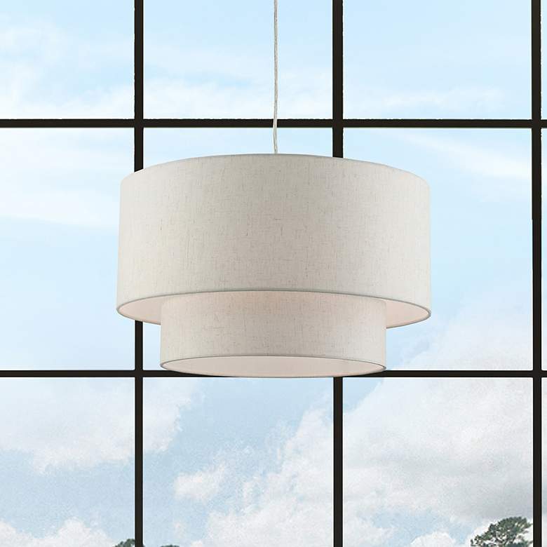 Image 1 Meadow 3 Light Brushed Nickel Pendant