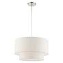 4_Meadow 3 Light Brushed Nickel Pendant more views