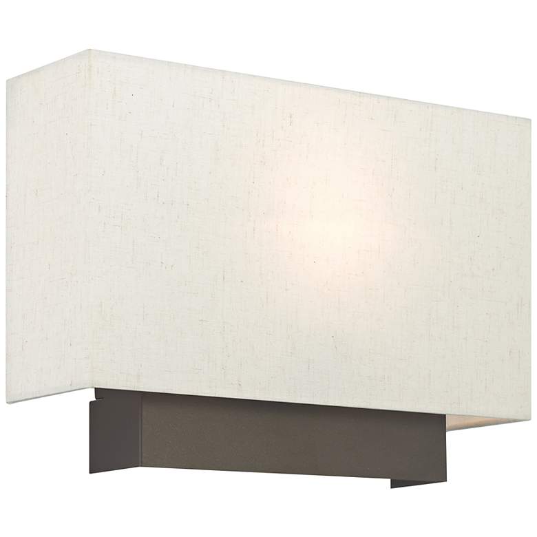 Image 2 Meadow 9 3/4" High English Bronze Wall Sconce