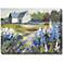 Meadow Blue Barn 40"W All-Weather Outdoor Canvas Wall Art