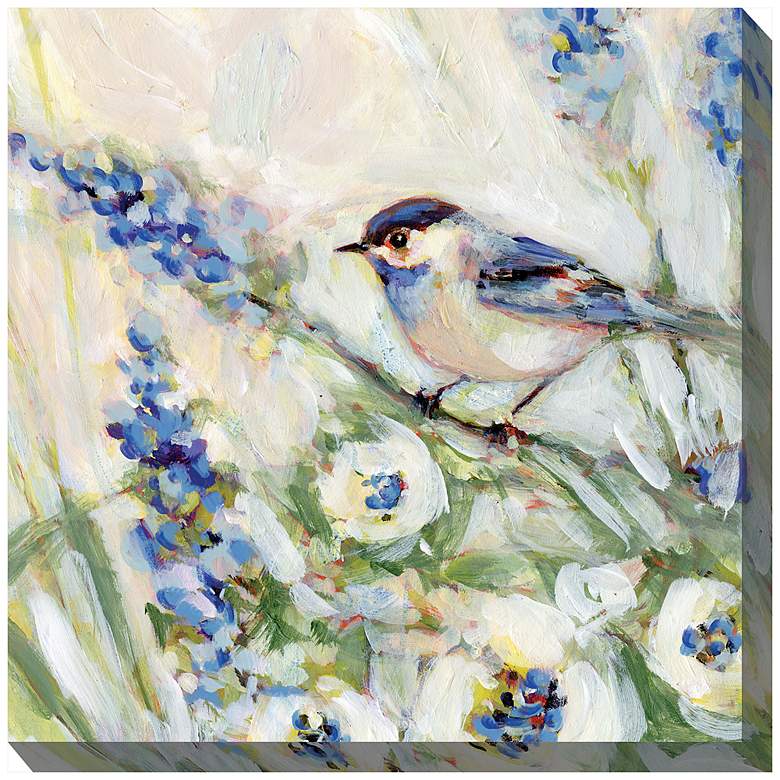 Image 2 Meadow Blue No 1 24" Square Outdoor Canvas Wall Art