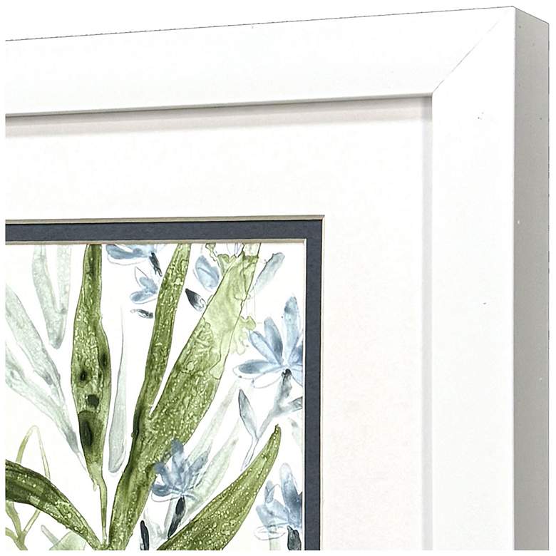 Image 3 Meadow Blues I 9"W x 11"H Coastal Framed Art Set of 2 more views