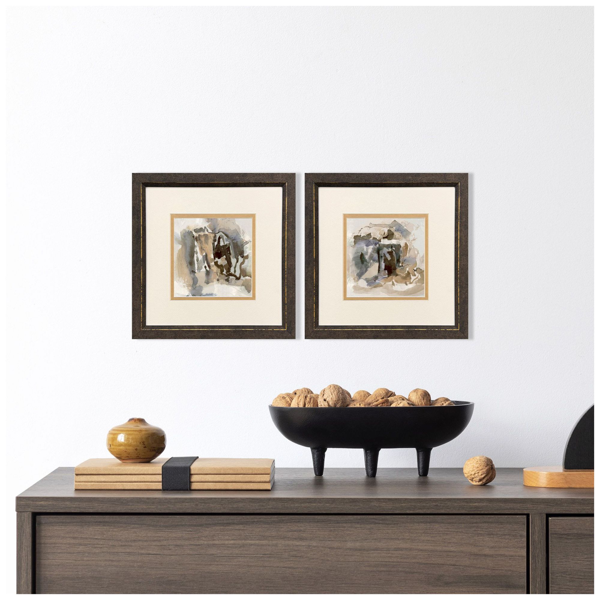 Image 4 Meadow Details 11"W x 11"H Framed Art - Set of 2 more views