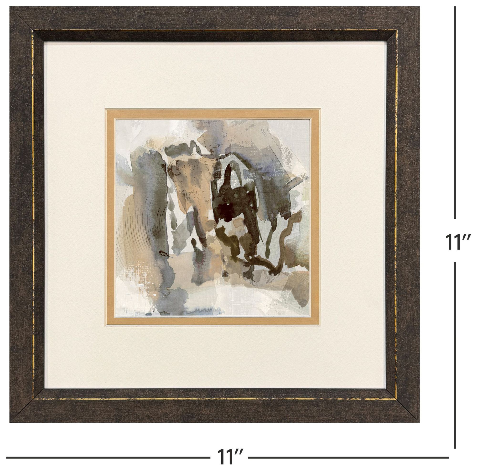 Image 5 Meadow Details 11"W x 11"H Framed Art - Set of 2 more views