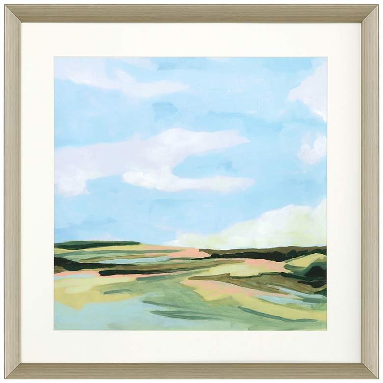 Image 1 Meadow Gold I 33" Square Giclee Framed Wall Art