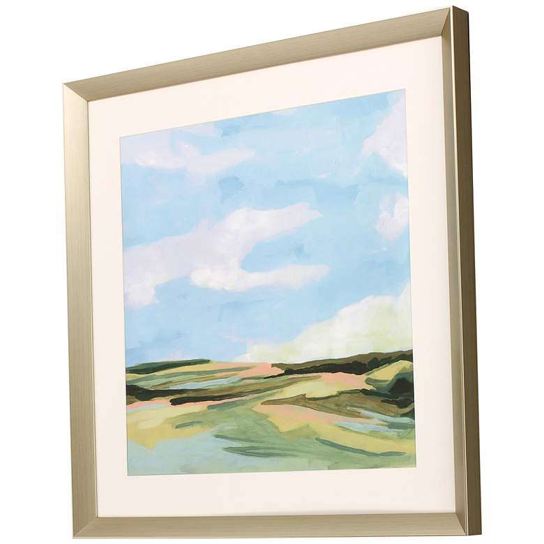 Image 3 Meadow Gold I 33" Square Giclee Framed Wall Art more views