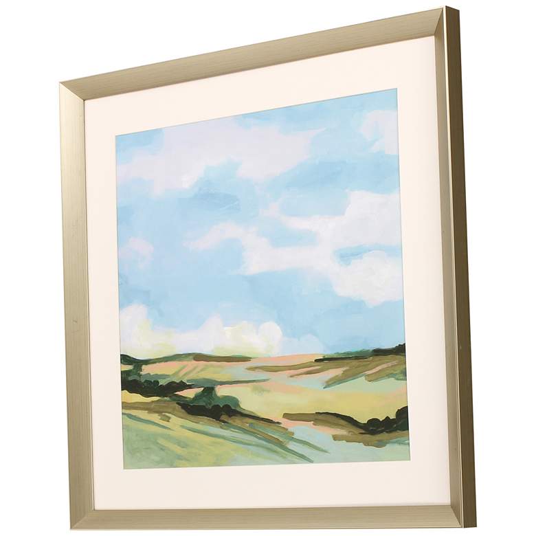 Image 3 Meadow Gold II 33 inch Square Giclee Framed Wall Art more views